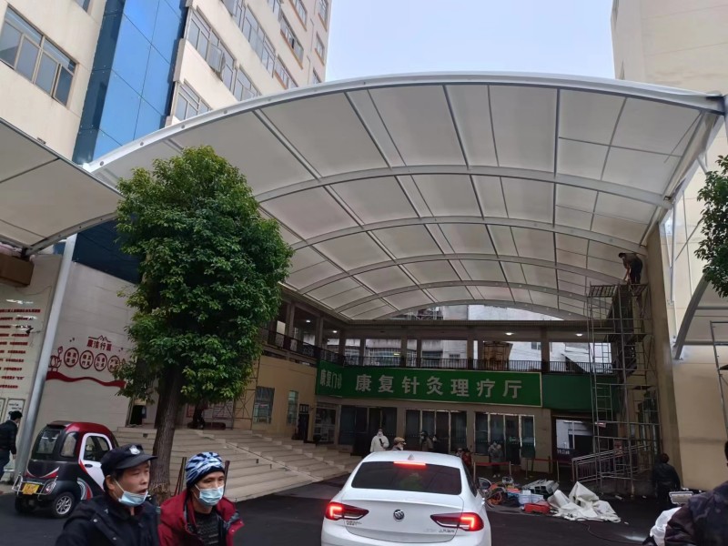 2026连云港市膜结构车棚选哪家？源头厂家定制汽车充电桩停车棚-2